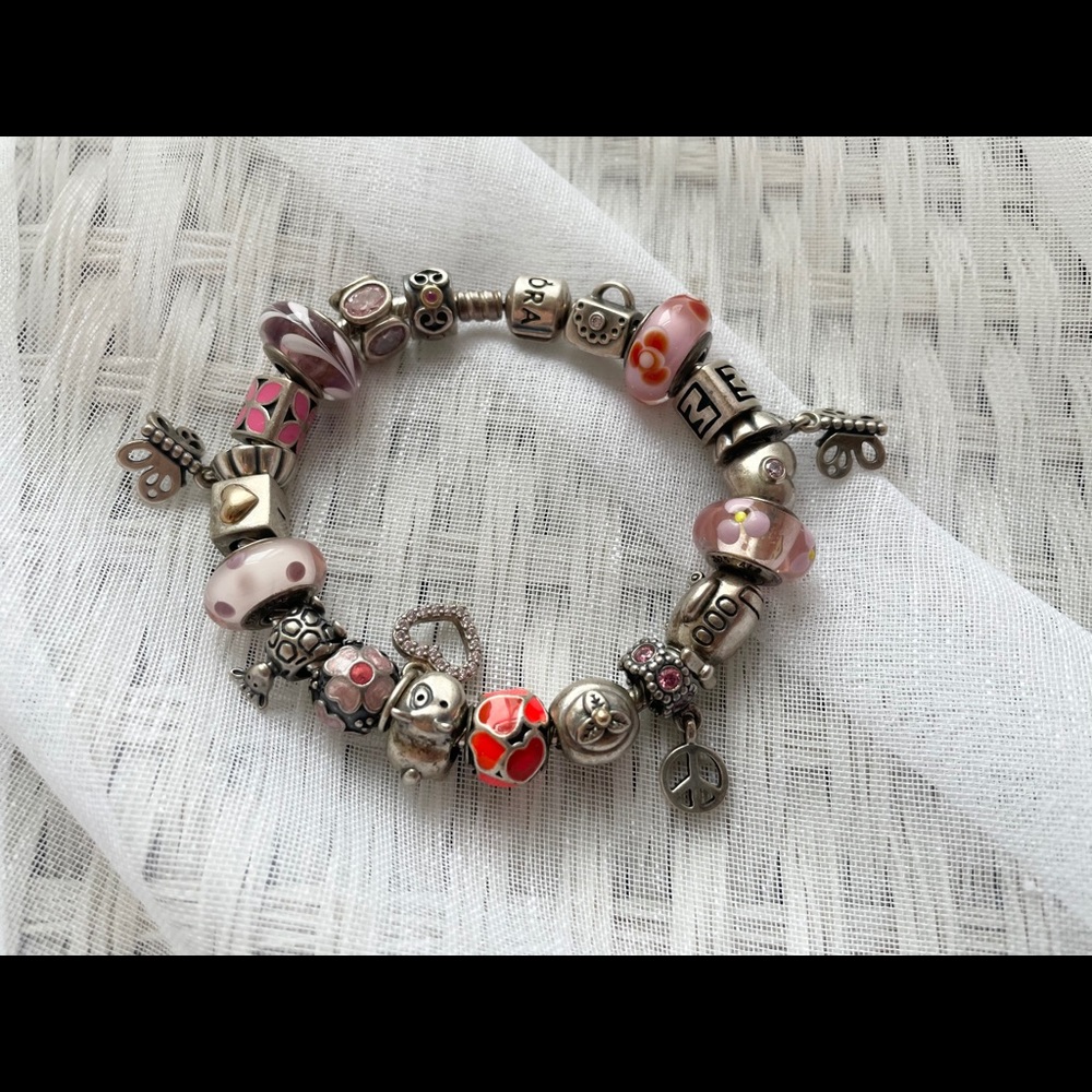 Pandora Bracelet with 21 Charms
